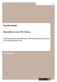 Produktbild: Bioethik in der VR China