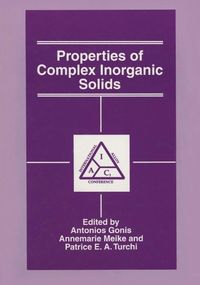 Produktbild: Properties of Complex Inorganic Solids