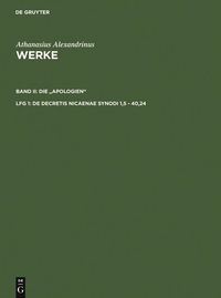Produktbild: De decretis Nicaenae synodi 1,5 - 40,24