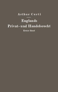 Produktbild: Englands Privat- und Handelsrecht
