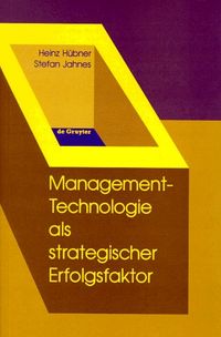 Produktbild: Management-Technologie als strategischer Erfolgsfaktor