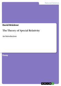 Produktbild: The Theory of Special Relativity