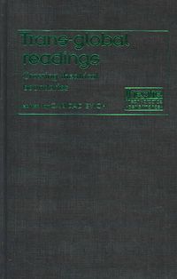 Produktbild: Trans-Global Readings: Crossing Theatrical Boundaries