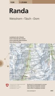 Produktbild: Swisstopo 1 : 25 000 Randa