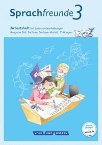 Produktbild: Sprachfreunde 3. Schuljahr - Arbeitsheft in Schulausgangsschrift. Ausgabe S&uuml;d