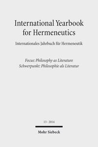 Produktbild: International Yearbook for Hermeneutics / Internationales Jahrbuch f&uuml;r Hermeneutik