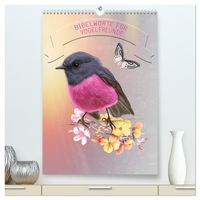 Produktbild: Bibelworte f&uuml;r Vogelfreunde (hochwertiger Premium Wandkalender 2026 DIN A2 hoch), Kunstdruck in Hochglanz