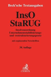 Bild vom Artikel Insolvenzordnung / Unternehmensstabilisierungs- und -restrukturierungsgesetz vom Autor 