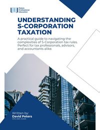 Produktbild: Understanding S-Corporation Taxation