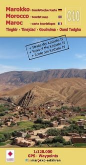 Produktbild: O10: Tinghir - Tinejdad - Goulmima - Oued Todgha + Stra&szlig;e der Kasbahs IV + GPS-Waypoints