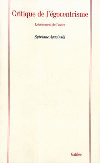 Produktbild: Critique de l'&eacute;gocentrisme