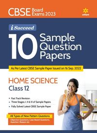 Produktbild: CBSE Board Exam 2023 I Succeed 10 Sample Question Paper HOME SCIENCE Class 12