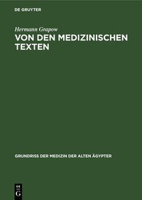 Produktbild: Von den medizinischen Texten
