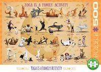 Bild vom Artikel Eurographics 6500-5354 - Yoga ist eine Familienaktivität , Puzzle, 500 Teile vom Autor 