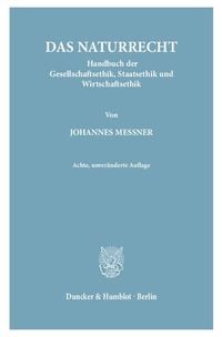 Produktbild: Das Naturrecht.