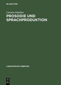 Produktbild: Prosodie und Sprachproduktion
