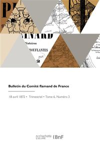 Produktbild: Bulletin du comite flamand de