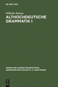 Produktbild: Althochdeutsche Grammatik I