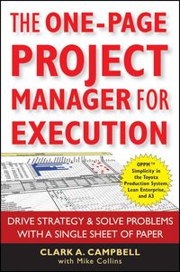 Produktbild: The One-Page Project Manager for Execution