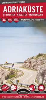 Bild vom Artikel MoTourMaps Adriaküste Slowenien . Kroatien . Montenegro Auto- und Motorradkarte 1:300.000 vom Autor 