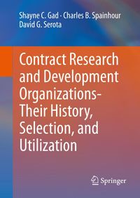 Produktbild: Contract Research and Development Organizations-Their History, Selection, and Utilization