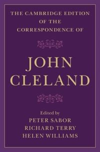 Produktbild: The Cambridge Edition of the Correspondence of John Cleland