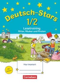 Bild vom Artikel Deutsch-Stars 1./2. Schuljahr. Lesetraining Ritter, Räuber und Piraten vom Autor Ursula Kuester