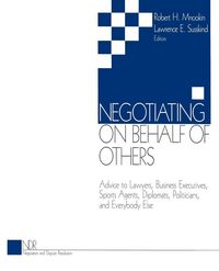 Produktbild: Negotiating on Behalf of Others