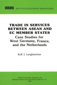Produktbild: Trade in Services between ASEAN and EC Member States