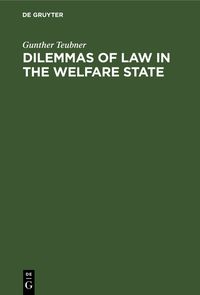 Produktbild: Dilemmas of Law in the Welfare State