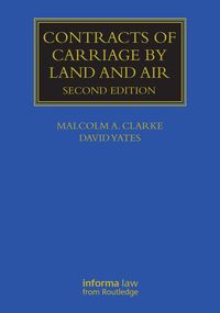 Produktbild: Contracts of Carriage by Land and Air
