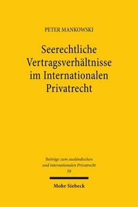 Produktbild: Seerechtliche Vertragsverh&auml;ltnisse im Internationalen Privatrecht