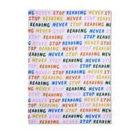 Produktbild: Geschirrtuch "Never stop reading"