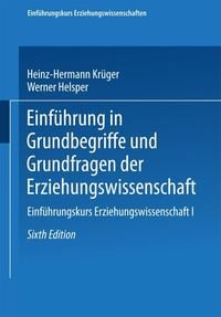Bild vom Artikel Einführung in Grundbegriffe und Grundfragen der Erziehungswissenschaft vom Autor Heinz-Hermann Krüger