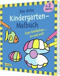 Produktbild: Ausmalbilder f&uuml;r Kita-Kinder: Das dicke Kindergarten Malbuch zum Entdecken