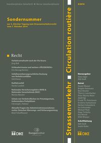 Produktbild: Strassenverkehr / Circulation routi&egrave;re 4/2014