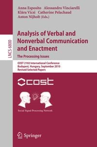 Produktbild: Analysis of Verbal and Nonverbal Communication and Enactment.The Processing Issues