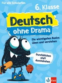 Produktbild: Klett Deutsch ohne Drama 6. Klasse