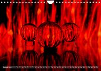 Glaskugeln im Licht - faszinierende Lightpaintings (Wandkalender 2023 DIN A4 quer)