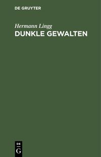 Produktbild: Dunkle Gewalten
