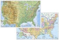 Produktbild: USA physisch /politisch