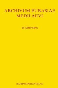Produktbild: Archivum Eurasiae Medii Aevi 16 (2008/2009)