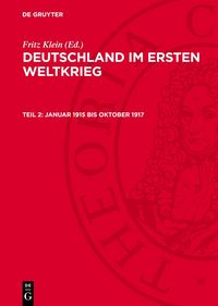 Produktbild: Januar 1915 bis Oktober 1917