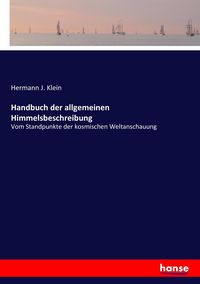 Produktbild: Handbuch der allgemeinen Himmelsbeschreibung