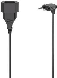 Produktbild: Hama 00223266 Strom Verl&auml;ngerungskabel Schwarz 3m H03VVH2-F 2G 0,75mm&sup2;