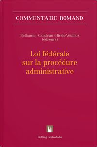 Produktbild: Loi f&eacute;d&eacute;rale sur la proc&eacute;dure administrative