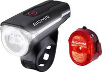 Bild vom Artikel Sigma Fahrrad-Scheinwerfer AURA 60 / Nugget Set LED akkubetrieben Schwarz vom Autor 