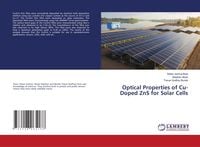 Produktbild: Optical Properties of Cu-Doped ZnS for Solar Cells