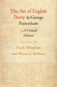 Produktbild: Puttenham, G: Art of English Poesy