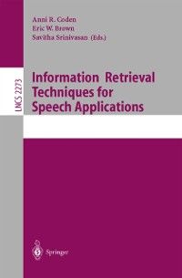 Produktbild: Information Retrieval Techniques for Speech Applications